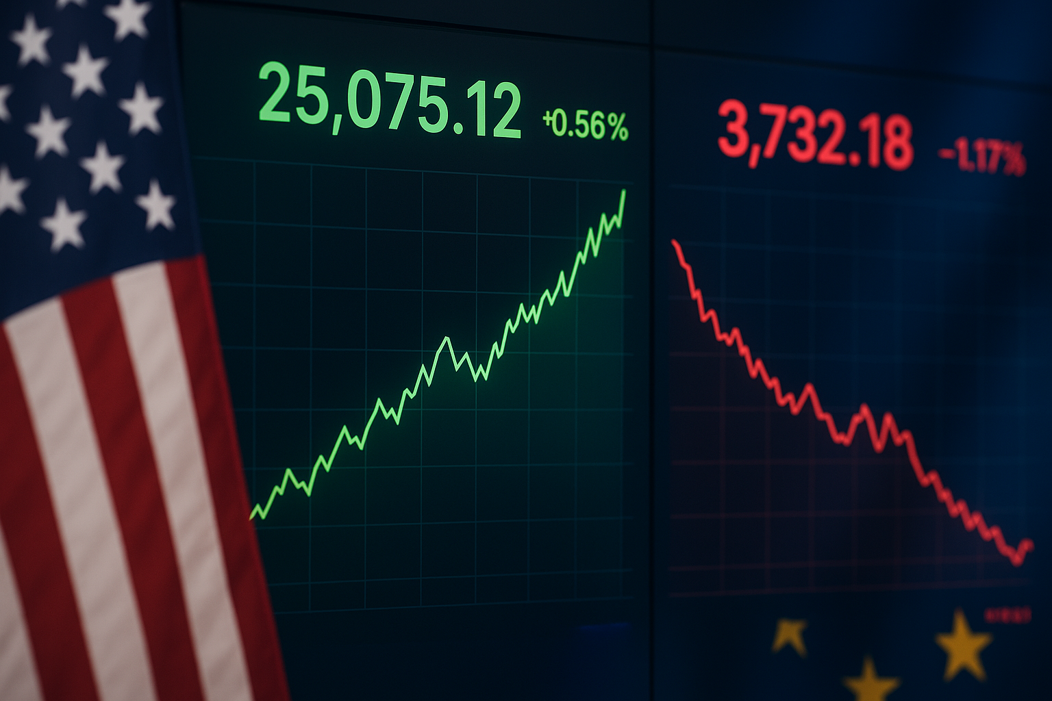Trotz Zinssenkung der Fed: Europas Märkte bleiben angeschlagen