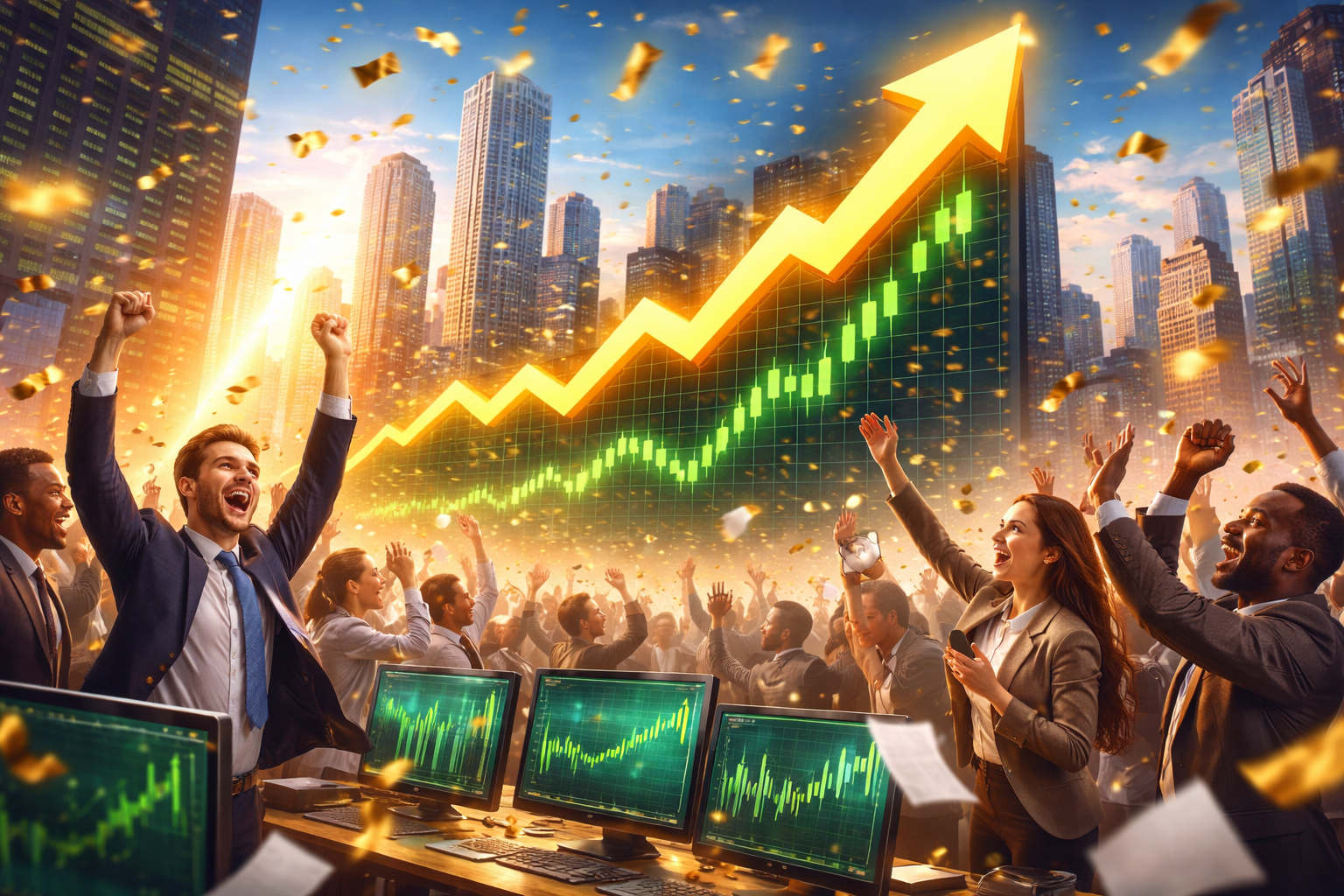 Aktienmärkte sind in Rekordlaune